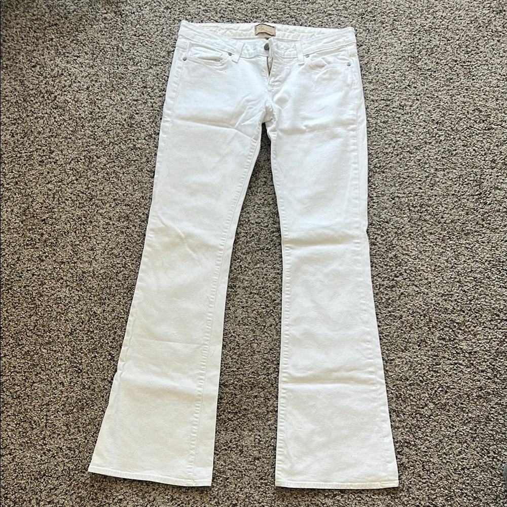 PAIGE White Flare & Wide Leg Jeans